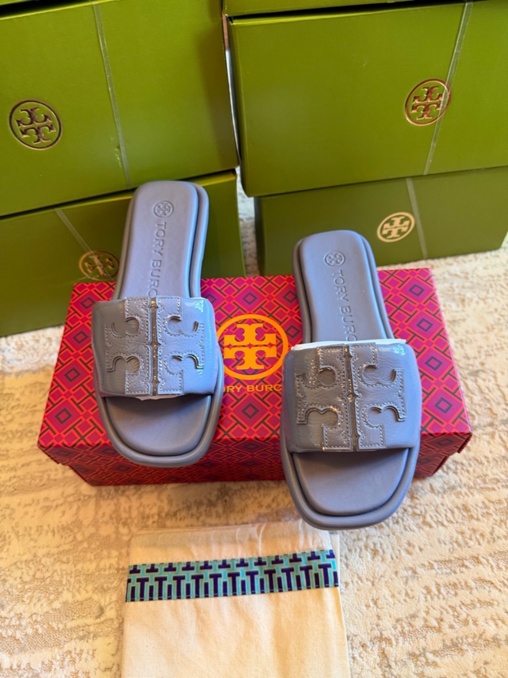 Tory Burch Double Sport Slide Sandals